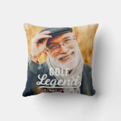 ゴルフレジェンドシスター誕生おもしろいモダンヴィンテージ クッション (裏面)