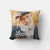 ゴルフレジェンドシスター誕生おもしろいモダンヴィンテージ クッション (正面)