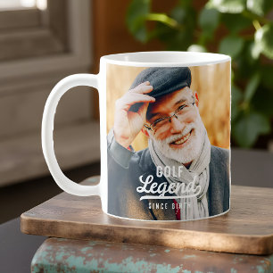 ゴルフレジェンドシスター誕生おもしろいモダンヴィンテージ コーヒーマグカップ