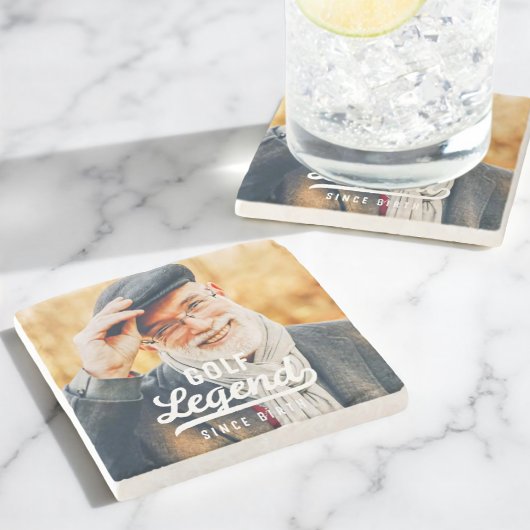 ゴルフレジェンドシスター誕生おもしろいモダンヴィンテージ ストーンコースター