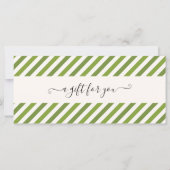 ゴルフレッスンギフトチケット伝票証明書 (裏面)