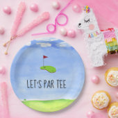 ゴルフレッツパーティーグリーンパーティー ペーパープレート (パーティー)