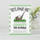 ゴルフレッツパーティー誕生日招待状 招待状 (スタンド正面)