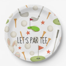 ゴルフレッツパー緑の白にゴルフフラッグとティー