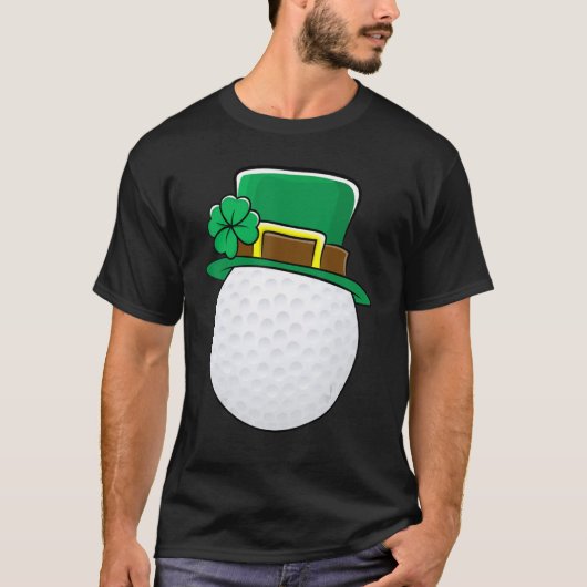 ゴルフレプレおもしろいーチャンラッキーSt patricks day2020 D Tシャツ (正面)