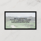 ゴルフロゴ |ゴルフコース 名刺 (裏面)