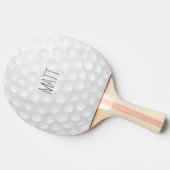 ゴルフロパーソナライズされたッジ 卓球ラケット (横)