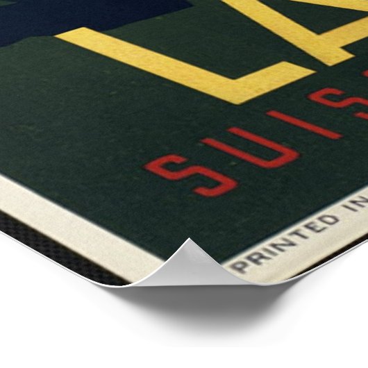 ゴルフローザンヌヴィンテージ旅行ポスターアドレトロプリント ポスター (角)