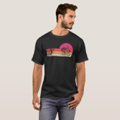 ゴルフローラーコースターの転がレトロは次の通りおもしろい Tシャツ (正面フル)