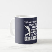 ゴルフ上の祖父 コーヒーマグカップ (正面左)