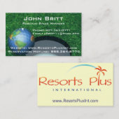 ゴルフ世界 名刺 (正面/裏面)