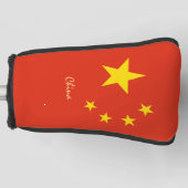 ゴルフ中国中国の&フラグ/ゴルフクラブカバー ゴルフヘッドカバー (正面)