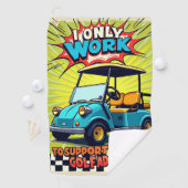 ゴルフ中毒ユーモア ゴルフタオル (インサイチュ)