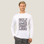 ゴルフ中毒 おもしろゴルファー トライブレンドＴシャツ (正面全体)