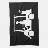 ゴルフ乳母車 キッチンタオル (縦)