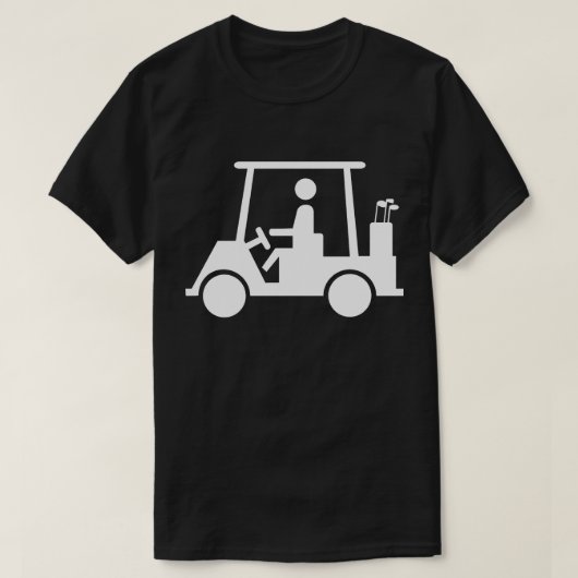 ゴルフ乳母車 Tシャツ (デザイン正面)