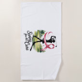 ゴルフ乳癌の治療のためのスイング ビーチタオル (正面)