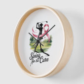 ゴルフ乳癌の治療のためのスイング 壁時計 (傾斜)
