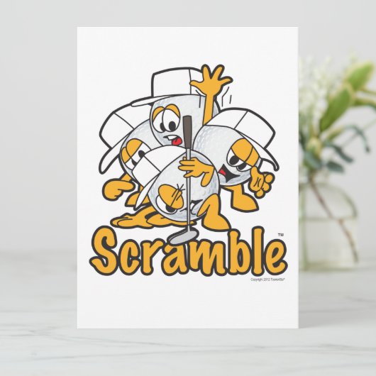 ゴルフ争奪の発表 案内状 (スタンド正面)