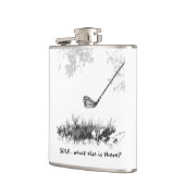 ゴルフ他に何があるおもしろいゴルファー引用文 フラスク (左)