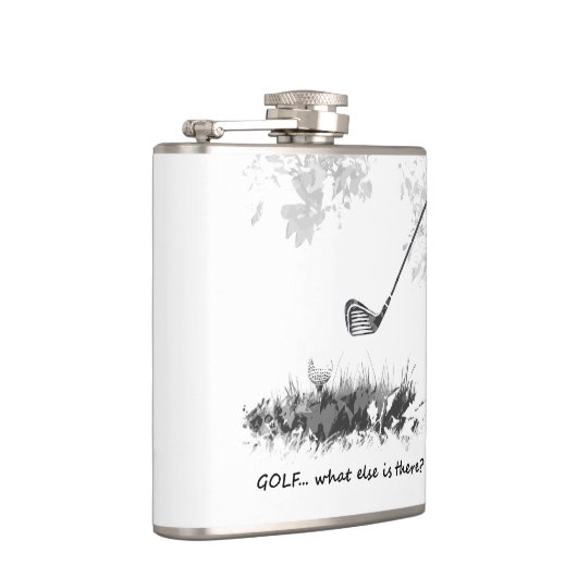 ゴルフ他に何があるおもしろいゴルファー引用文 フラスク (右)