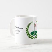 ゴルフ会員向けギフトマグ コーヒーマグカップ (正面左)