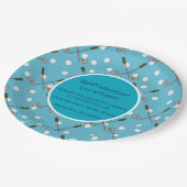 ゴルフ会員専用イベントパーティープレート ペーパープレート (アングル)