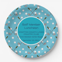 ゴルフ会員専用イベントパーティープレート ペーパープレート