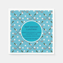 ゴルフ会員専用イベントパーティー スタンダードカクテルナプキン