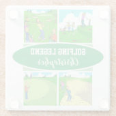 ゴルフ伝説4マンガおもしろいンゴルフ ガラスコースター (裏面)