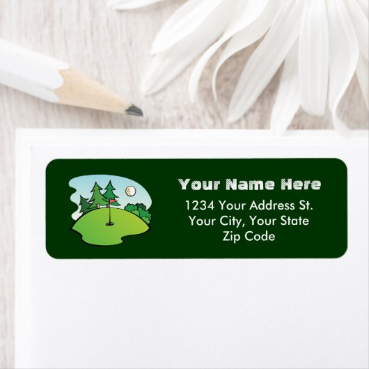 ゴルフ住所 シール (インサイチュ)