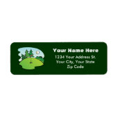 ゴルフ住所 シール (正面)