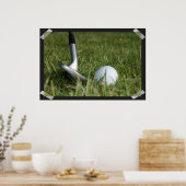 ゴルフ写真ポスター ポスター (キッチン)