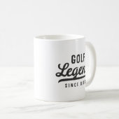 ゴルフ凡例誕生おもしろいモダンヴィンテージ コーヒーマグカップ (正面右)