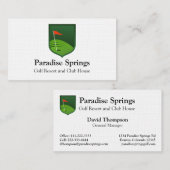 ゴルフ名刺 名刺 (正面/裏面)