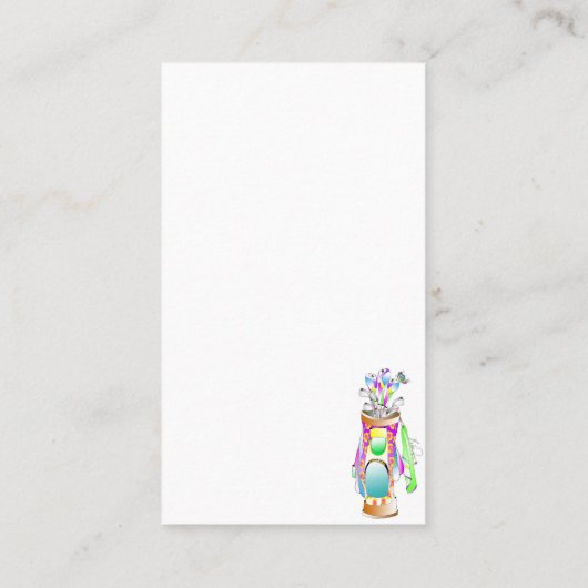 ゴルフ名刺 名刺 (裏面)