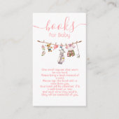 ゴルフ名門私立校風のガールのベビー用の物干し本 エンクロージャーカード (正面)