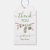 ゴルフ名門私立校風のボーイ物干し場 ギフトタグ (正面)