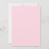 ゴルフ場での30歳の誕生日パーティー 牡丹 招待状 (裏面)