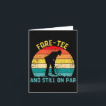 ゴルフ場でまだパー Funny 40歳の誕生日パーティー カード<br><div class="desc">ゴルフ場でまだパー 面白い 40歳の誕生日パーティー ゴルフ ゴルファー</div>