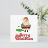 ゴルフ場でサンタとゴルフメリークリスマス (スタンド正面)