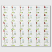 ゴルフ場で ラッピングペーパー (フラット)