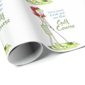 ゴルフ場で ラッピングペーパー (ロールコーナー)