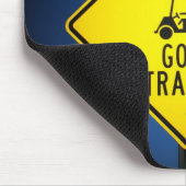 ゴルフ場に向かう マウスパッド (コーナー)