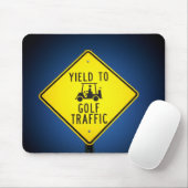 ゴルフ場に向かう マウスパッド (マウス)
