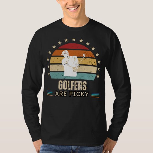 ゴルフ場に最適おもしろいなピッキーティー Tシャツ (正面)