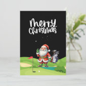 ゴルフ場のゴルフサンタクロース シーズンカード (スタンド正面)