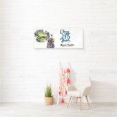 ゴルフ場のゴルフバッグ75番目の誕生日 横断幕 (インサイチュ)