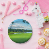 ゴルフ場の夏 ペーパープレート (パーティー)