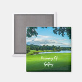 ゴルフ場の夏 マグネット (正面/裏面)